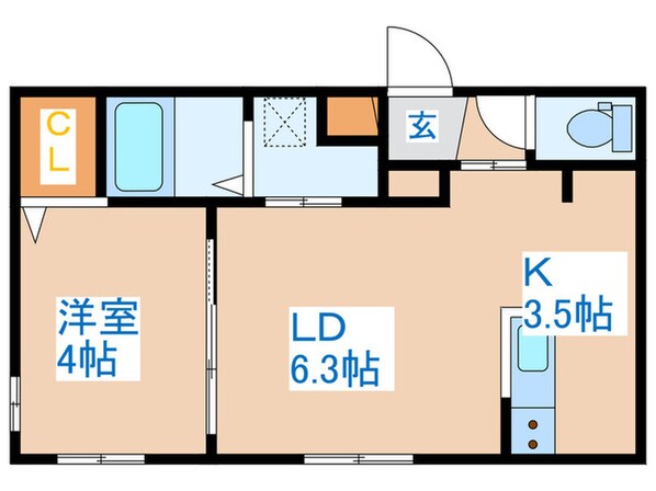 Terrace　Kasumiの物件間取画像